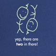 thumbnail image 2 of CafePress - There Are 2 In There! Maternity Dark T Shirt - Maternity Dark T-Shirt, 2 of 3
