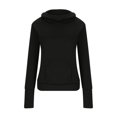 thumbnail image 7 of Ltctricy Women's Maternity Sweatshirts Long Sleeve Turtleneck Side Zip Pullover Hoodies Fall Winter Pregnancy Clothes with Pockets(Black,Medium), 7 of 7
