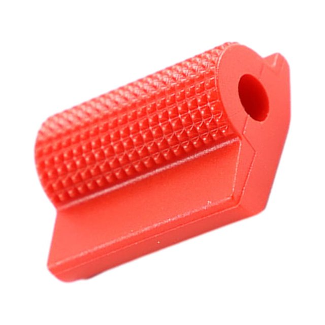 Sidaley Cubierta de la palanca de cambios de marchas Engranajes de goma Manguito de la palanca de cambios Zapata de la almohadilla del cambio Accesorios para motos Rojo