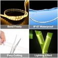 thumbnail image 4 of Unique Bargains Silicone Tube Sleeve, 33ft/10Meter 10mm for Strip Light, 4 of 7