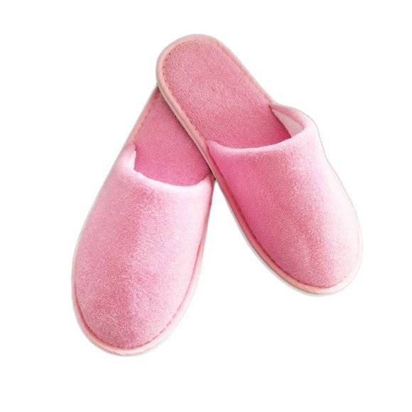 MineSign Slippers for Women Men House Furry Outdoor Slipper Shoes Indoor Winter Foam Slipper Size 6 Pink