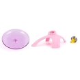 thumbnail image 3 of Hweilai 18cm Plastic Exercise Wheel Non-slip Disc for Hamster Hedgehog Small Animals Pink, 3 of 5