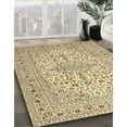 thumbnail image 2 of Ahgly Company Indoor Rectangle Traditional Brown Gold Persian Area Rugs, 2' x 5', 2 of 6