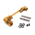 thumbnail image 3 of letairis Front Rear Swing Arms RC Crawler Upgrade Steering Cups Modified Maintenance Part Kit Replacement for WLtoys 144001 144402 144010 Gold, 3 of 8