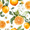 Orange Watercolor Bees, variant on Yayeee 2 Pack Qtip Holder Bathroom Cotton Swab Canister with Lid Clear Dispenser Set, Orange Bees