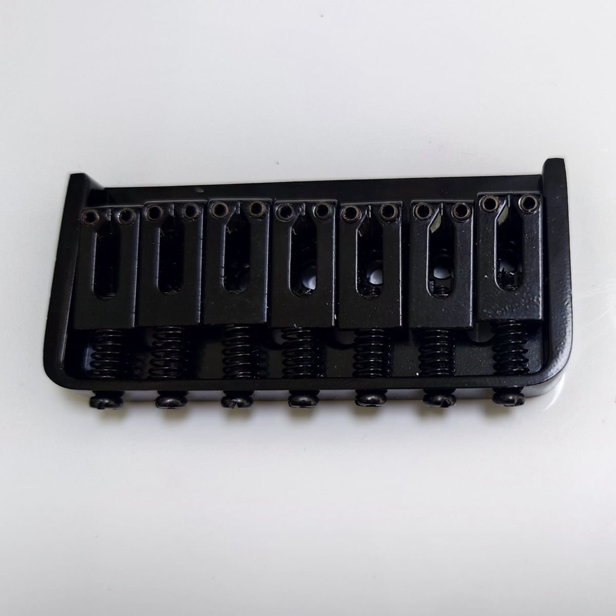 7 String Fixed Electric Guitar Bridge Black Metal Hardtail Bridge Guitar Accessories