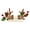 C, variant on DagobertNiko Christmas Reindeer Antlers Headband Hairpins Hairbands Girls Beauty Headdresses Pine Cone Hair Accessories Cute Reindeer Christmas Hair Clips