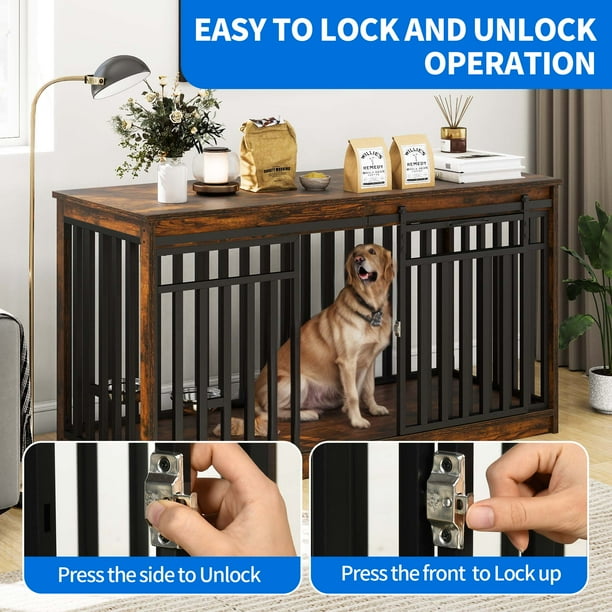 Fashion wooden dog pens for inside