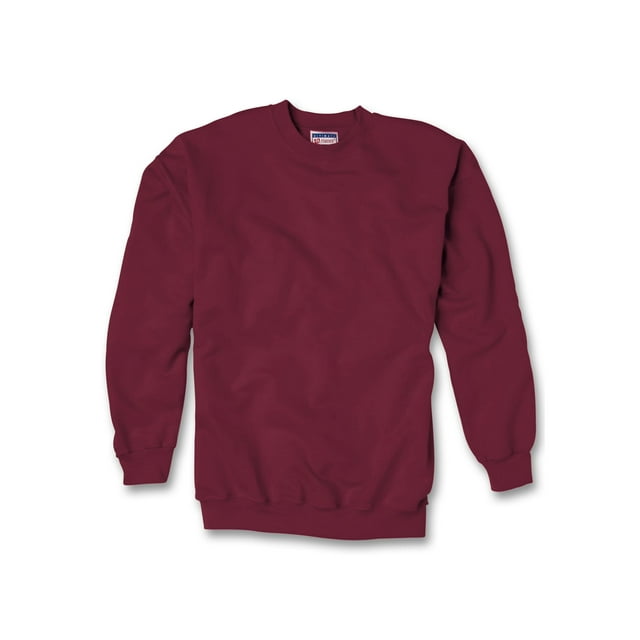 Hanes Chandail à Col Rond pour Adulte en Coton Ultime, 3TG, Bordeaux