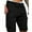 Black, variant on Hhchenyulemon Men Cargo Work Shorts Elasticated Pants
