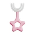 thumbnail image 2 of Billuyoard Cepillo de ergonómico de mano de silicona de doble cara para bebés Cepillo de masaje de en forma de U Gadgets para Suministros de limpieza para el hogar rosado S, 2 of 6