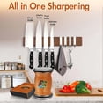 thumbnail image 6 of Knife Sharpener Tool, Rolling Knife Sharpener Kit, Knife Sharpening with Diamonds and Ceramic for Steel of Any Hardness, Kitchen knife Sharpener with 15°, 18°, 20° & 22° Magnetic Angles, 6 of 7