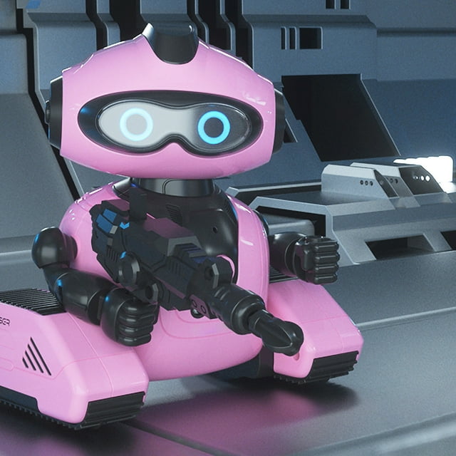 Jouet Robot RC, Robot Télécommandé avec Détection de Gestes, Dansant, Programmable, Robot Intelligent pour Enfants de 3 à 12 Ans, Filles, Cadeaux de Noël