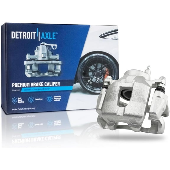 Detroit Axle - Front Left Brake Caliper for 2005-2010 Scion tC 2003-2005 Toyota Celica Disc Brake Caliper with Bracket 2006 2007 2008 2009 Replacement Driver Side Brake Caliper Assembly