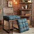 thumbnail image 3 of YEERSWAG Outdoor Patio Seat Cushions Bohemian Chair Pads,Square Floor Pillow,Meditation Yoga Cushion for Garden Patio Home Backyard Office,19.7x19.7x3.9", 3 of 9