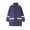 Navy, variant on Boys Raincoat Christmas Gift Boys Girls Rain Jacket Lightweight Waterproof Hooded Mid-length Raincoat Windbreakers With Pockets for Kids Save Big