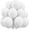 White, variant on Rose Gold Balloons, 50Pack 12 Inch Chrome Rose Gold Latex Party Balloons for Birthday Bridal Baby Shower Wedding Graduation Party Decorations Supplies