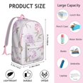 thumbnail image 5 of Big Sunflower Flowers Print Backpack for School College Work, Roomy Bookbag with Laptop Compartment, Durable Unisex Daypack for Daily Commute and Travel, Impressive Gift for Students Professionals, 5 of 5