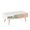 White+Natural, variant on Hassch Modern Rectangle Coffee Table with Storage Drawer, Solid Wood Legs & MDF Top, 40.9” Living Room Center Table, Easy Assembly, Natural White