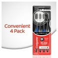 thumbnail image 3 of Colgate Gum Health Charcoal Adult Manual Toothbrush, Ultra Soft, 4 Pack, 3 of 3