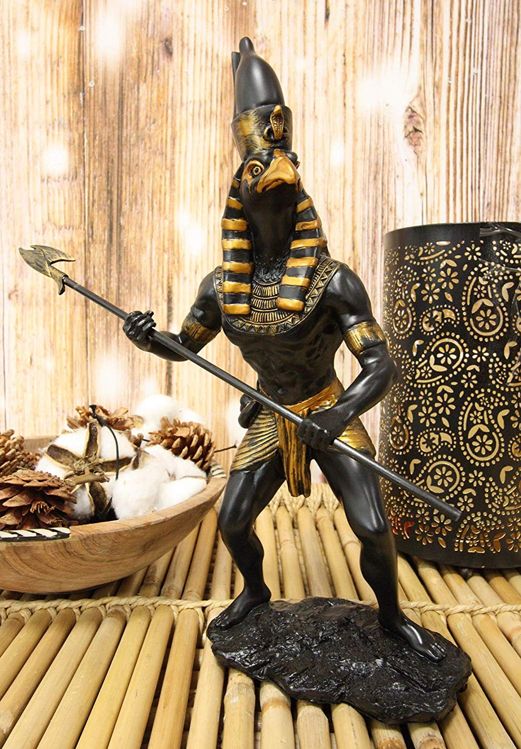 Great Figurine Great Gift Unique Statue of Egyptian art Ancient Horus Statue Significant Egyptian God Powerful Deity Home Decor