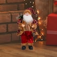 thumbnail image 6 of HCTSHG 12 Inch Christmas Santa Table Decor, Features a Chef Santa Claus Standing Figurine Holding a Plate, Ideal for Christmas and New Year Home Party Holiday Decoration, 6 of 7