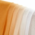 thumbnail image 4 of ZOPZO Ombre Semi Sheer Curtains for Bedroom Living Room, Orange, 52W x 63L Inch, Rod Pocket Window Drapes, Set of 2 Panels, 4 of 7