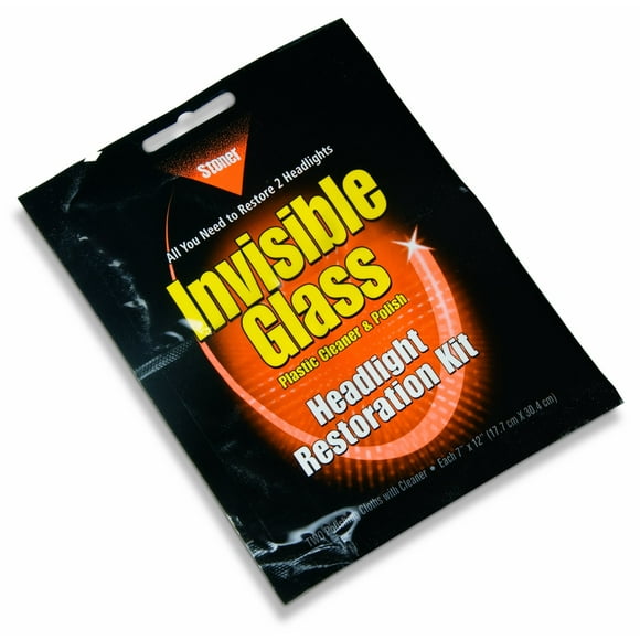 Invisible Glass Lingettes de Restauration de Phare - Lot de 2, 95121