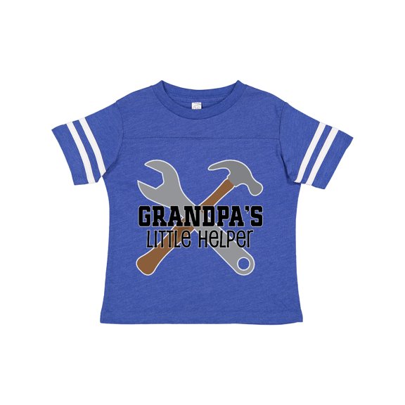 Inktastic Grandpa Little Helper Boys Toddler T-Shirt