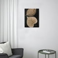 thumbnail image 3 of Elevate Your Space Black Abstract Leaves Canvas Art - Ideal for Modern Living Room & Bedroom Decor, Family Wall Decorations, 12X16 inches, 3 of 7