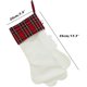 thumbnail image 2 of Medias navideñas para mascotas, perro, gato, pata, regalo de Papá Noel, bolsa de dulces, calcetines, suministros para colgar (17,7 pulgadas, rojo), 2 of 5