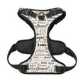 thumbnail image 2 of No Pull Dog Harness For Small Dogs Easy Walk Dog Vest Adjustable Collars Harnesses & Leashes Set Breathable Oxford Outdoor Walking Safety Reflective Strip Coffee Tags, 2 of 9