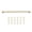 Gold, variant on Gold Adjustable Cafe Curtain Rod with Rings, Fits 28-48 Inch Kitchen Windows, Small Decorative Curtain Rod for Bathroom, French Door & Bedroom(1 Pack)