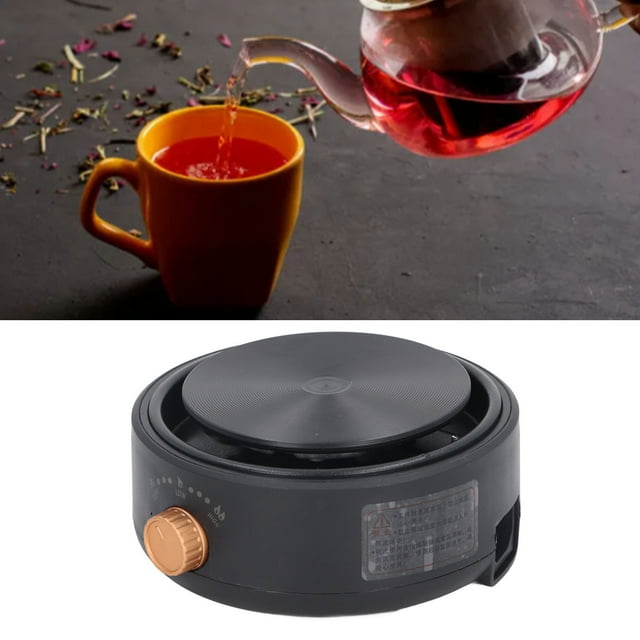 Plaque Chauffante Électrique Portable à Double Commande avec Infrarouge, Chauffage à 360° sur Toute la Surface, Matériau Haute Résistance, Multifonction avec Différents Ustensiles de Cuisson