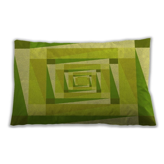 Ahgly Company Outdoor Rectangular Contemporary Lumbar Throw Pillow, 13 inch by 19 inch