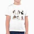 thumbnail image 4 of CAUYDY Toddler Girl Boy Halloween Shirt Spooky Graphic T-Shirt Kids Short Sleeve Tee Top Cute Fall Clothes,4-5 Y, 4 of 5