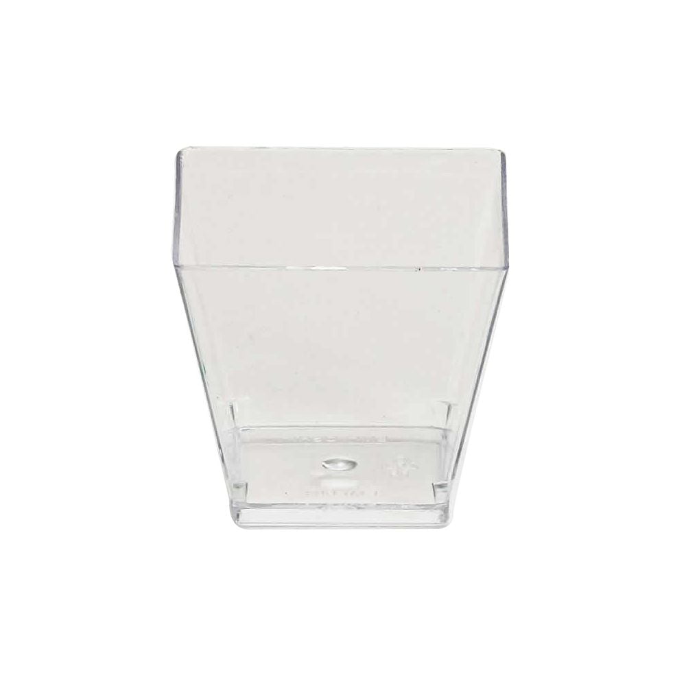 EMI Yoshi EMI604CL Plastic 2 Oz. Notion Cube Dish 200 / CS