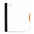 thumbnail image 2 of Mintra Office Durable PREMIUM Spiral Notebook, ((White, 1 Subject, 8.5in x 11in)), Fabric Covered Coils, No Snags, Removable Adjustable Pocket Dividers, Ruler, Organization, Customizable, 2 of 4