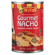Ricos Gourmet Nacho Cheddar Cheese Sauce, 15 oz, Shelf-Stable