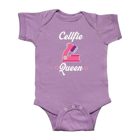 

Inktastic Funny Biologist Science Cellfie Queen Gift Baby Girl Bodysuit