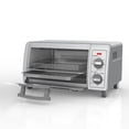 thumbnail image 3 of 4 Slice Toaster Oven with EvenToast Technology, Bake, Broil, Toast, Keep Warm Functions, Silver, 3 of 12