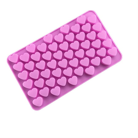 

Tmosphere 55-Cavity Heart Mold for Chocolate Reliable Quality Ice Cube Tray Valentine s Day Cute Gifts Cupcake 3D Heart-shaped Molds