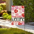 thumbnail image 5 of Happy Valentine's Day Garden Flag 12x18 Inch Double Sided For Outside Red Plaid Love Tulip Hearts Memorial Day Holiday Yard Decoration Small Flags, 5 of 5