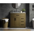 thumbnail image 2 of Elegant Kitchen and Bath Alden 36 inch Single Bathroom Vanity in Chestnut Brown, 2 of 10