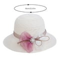 thumbnail image 3 of Prolriy Sun Hats for Women Sun Hats Large Wide Brim Hat Women Sun Hat for Women Hats Beach Hats for Women Beige1, 3 of 3