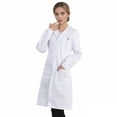 thumbnail image 5 of Garbnen Unisex Lab Coat for Women and Men Long Sleeve White Uniform Doctor Nurse Career Day Coat Unisex Adult Nurse Costume Lab Coat, 5 of 7