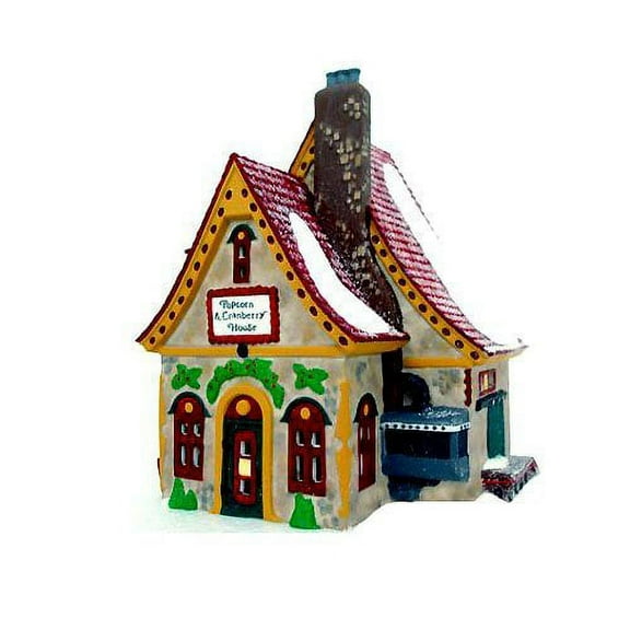 Department 56 North Pole Popcorn & Cranberry House