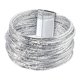 thumbnail image 3 of Pulsera para mujer fácil de usar, brazalete de moda, duradero, accesorios para atuendos con Plata, 3 of 9