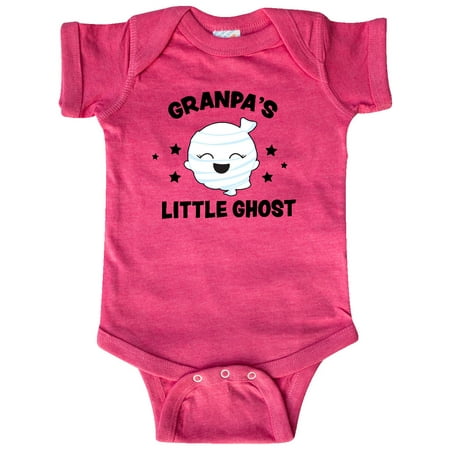 

Inktastic Cute Granpa s Little Ghost with Stars Gift Baby Girl Bodysuit
