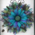 thumbnail image 2 of Guirnalda Elegante De Pavo Real Para Puerta Delantera, Corona De Pavo Real Azul Para Decoraciones Del Hogar Minnieouse HA037495-00, 2 of 6